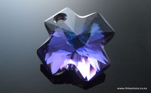 Swarovski Equal Sided Cross Art 6866 Heliotrope 20mm